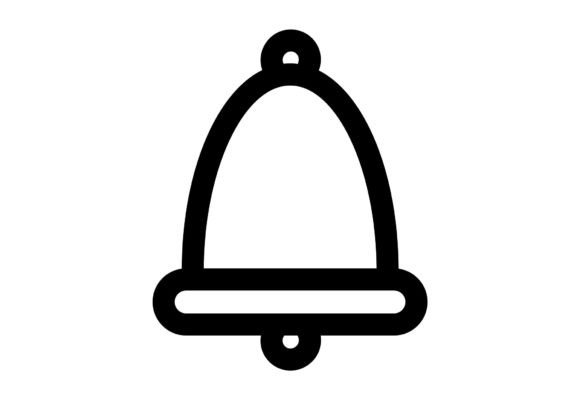 Bell Notification Vector Graphic
