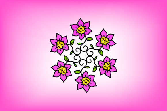 Colorful Beautiful Flower Design Graphics and Patterns