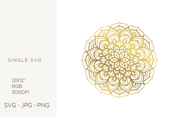 Flower Mandala Svg, Floral Yoga Logo