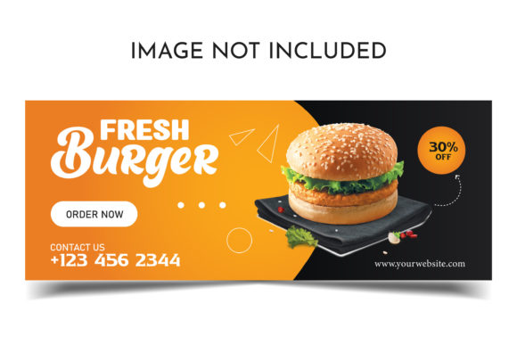 Food Facebook Cover: Graphics and Web Templates