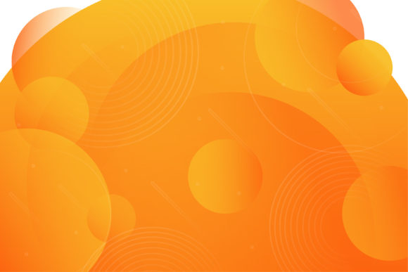 Orange White Circle Background Graphics
