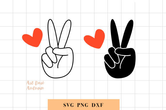Peace Sign Sublimation Design: Graphics for Crafts and Content